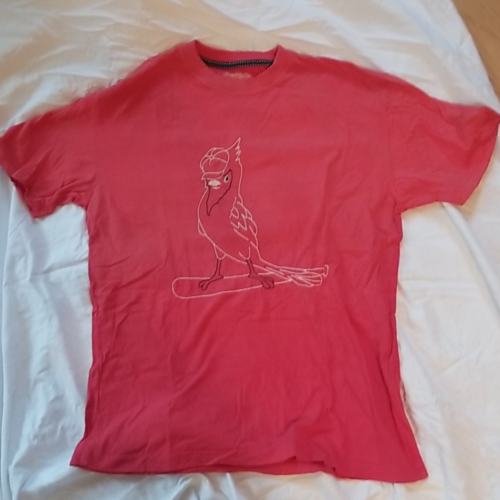 100% cotton Cardinals Red Jacket Vintage T-shirt